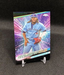 2024 Topps Chrome Vladimir Guerrero Jr. /25 “STARS OF MLB” BLACK SSP (25/25) ⭐️ - Picture 1 of 21