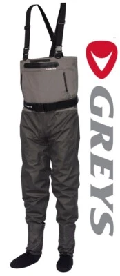 Greys TITAL Breathable Stockingfoot Chest Wader Fly Fishing Waders - Image 1 of 4