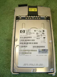 HP 356910-002 Atlas 146GB SCSI U320 10K 3.5 inch Hard Drive HDD+HP Server Caddy - Picture 1 of 3