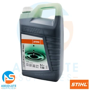STIHL Synthetic HP Super 2 Stroke Oil 5LTR 07813198055 Excellent Lubrication - Picture 1 of 1