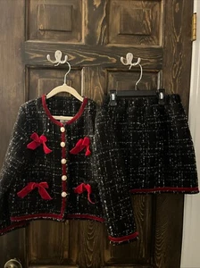 BMG Stylish Girl Outfit Set Size 7 Jacket With Skirt - Picture 1 of 7