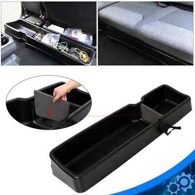 Under Seat Storage Box for Ford F-150 F150 2015-2025 Black Seat Organizer Foto 1 de 4