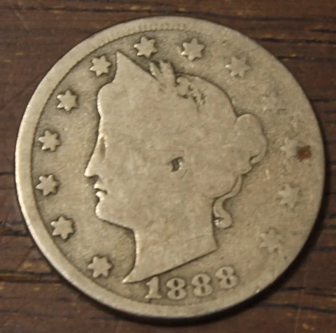 1888 Liberty Nickel Good.....................Lot 181 Cover