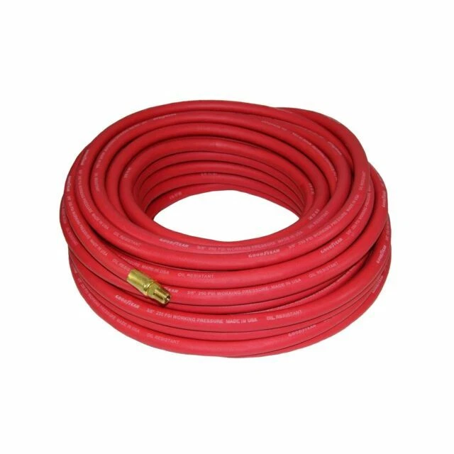Goodyear 12674 3/8inch x 50ft Rubber Air Hose - Red