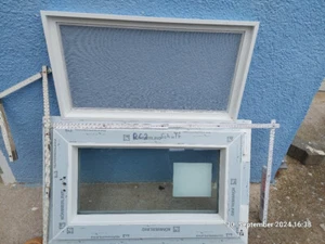 Fenster, Kunststoff, weiß, neu, Doppelglas, rechts angeschlagen, Dreh- Kippbe. - Bild 1 von 1