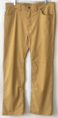 Prana Breathe Slim Fit Hiking Pants Mens Size 31  RN124977 Gold / Yellow - Image 1 of 4