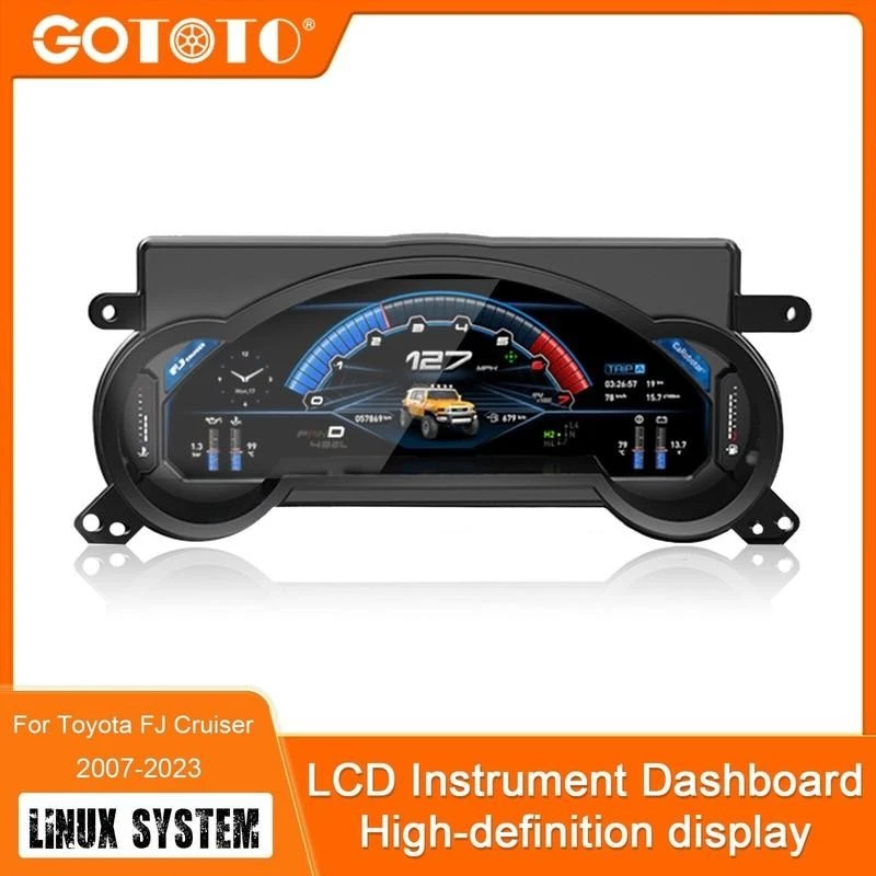 Cuadro de instrumentos digital LCD velocímetro tablero de instrumentos para Toyota FJ Cruiser 07-21 Foto 1 de 1