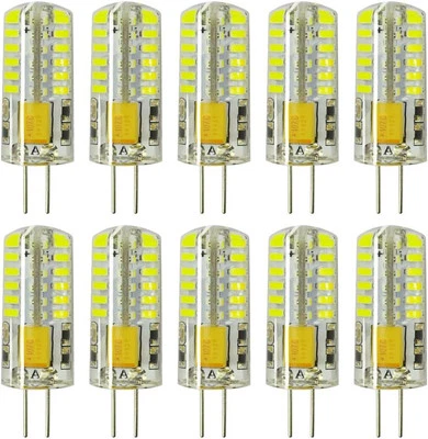 RAYHOO 10pcs G4 LED Bulbs JC Bi-Pin Base Light 10 Count (Pack of 1), White  - Image 1 of 4