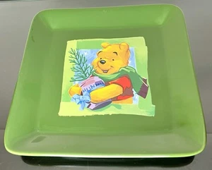 Disney Winnie the Pooh Ceramic Christmas Holiday Platter Plate - 10.5” Square - Bild 1 von 5