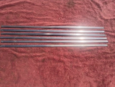 1941 1942 1946  CHEVY PICKUP TRUCK HOOD SIDE STAINLESS TRIM 3 PIECES ORIGINAL - Image 1 of 4