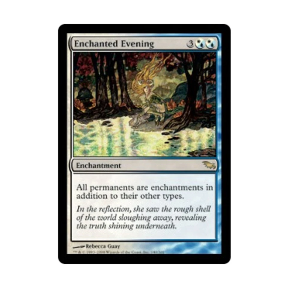 WOTC MtG Shadowmoor Enchanted Evening (R) VG - Image 1 of 1
