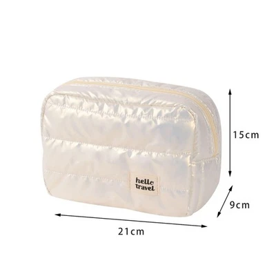 Дорожная косметичка большой емкости, водонепроницаемый портативный косметический органайзер - Изображение 1 из 4