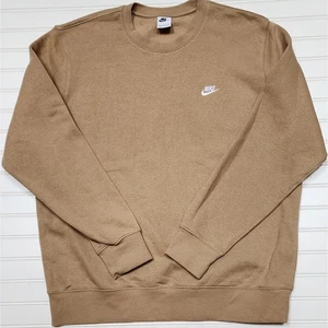 Nike Men's Club Fleece Crew Neck Sweatshirt - Picture 1 of 5