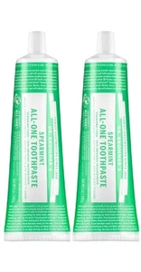 DR BRONNER'S All-One Toothpaste Spearmint 5 oz ( 2 Pack ) - Picture 1 of 2