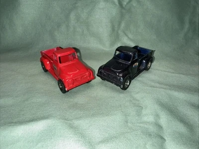 Lote de 3 1/64 1:64 Maisto Tonka 1998 Hasbro años 50 camioneta de juguete azul y rojo M11 Foto 1 de 4