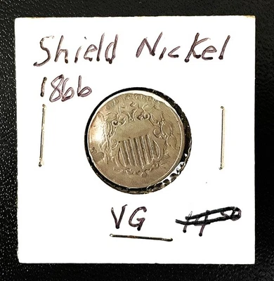 1866 "ESCUDO" NÍQUEL CON RAYOS, ERA GUERRA CIVIL SIN CLASIFICAR - DETALLE EXCEPCIONAL Foto 1 de 4