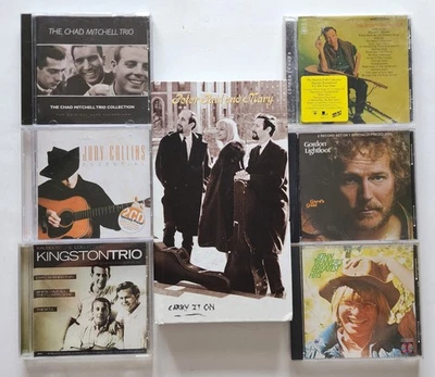 Folk Music CD Lot Peter, Paul & Mary 4 CD Box Set Seeger Lightfoot Collins Trio Foto 1 de 3