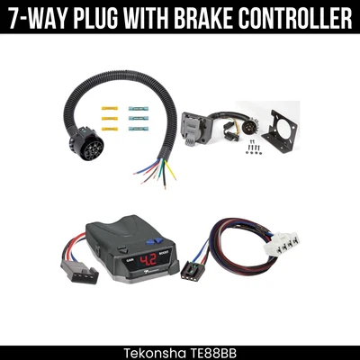 Tekonsha 7Way Wiring Brake Control For 03-09 Dodge Ram 2500 3500 08-09 4500 5500 - Image 1 of 4