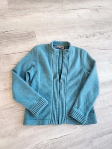 Merino Mink Wool  Cardigan New Zealand Women’s M  - Picture 1 of 7
