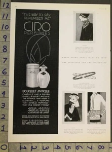 1926 LOUISEBOULANGER PARIS PATOU VIONNET CIRO PERFUME ART DECO FASHION AD 24828 - Picture 1 of 1