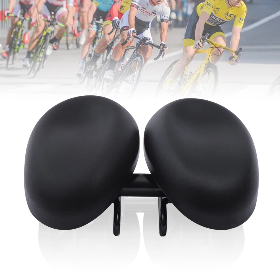 Bicycle Seat Sto?d?mpfung Dual Pad Saddle Soft Adjustable Bicycle Saddle NEW - Image 1 of 4
