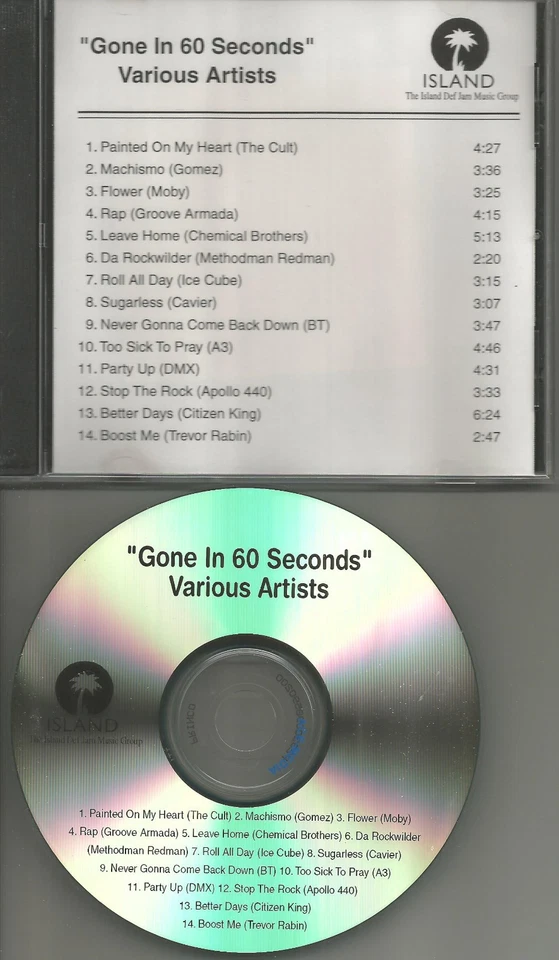 RARE ADVNCE PROMO CD THE CULT Moby BT CHEMICAL BROTHERS ice Cube A3 METHOD MAN   - Image 1 of 1