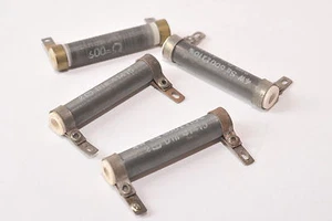 4x Resistenza a filo vintage per amplificatore valvolare, 600 Ohm, 4 W, non magnetica, NOS - Foto 1 di 1