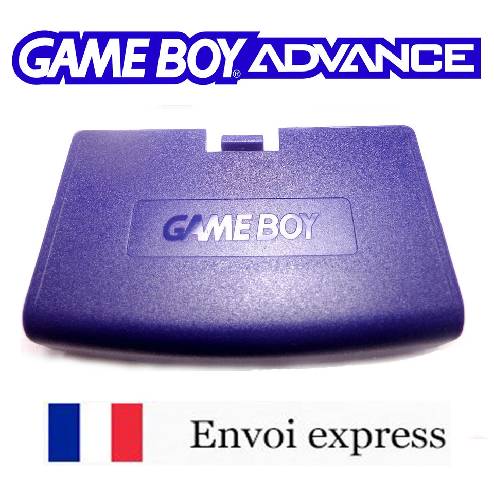 Cache pile Violet / Purple Game Boy Advance neuf [ Battery GAMEBOY cover GBA ] - Photo 1/1