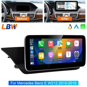 10.25'' Carplay Screen Linux Radio Stereo For Benz E W212 2010-2016 NTG4/4.5/5 - Picture 1 of 12
