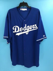 Majestic MLB Los Angeles Dodgers Un-numbered Baseball Jersey - Men's Size 4XL - Picture 1 of 6