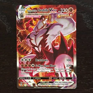 Single Strike Urshifu VMAX 168/163 Pokemon Battle Styles SWSH05 Secret Rare NM - Picture 1 of 2