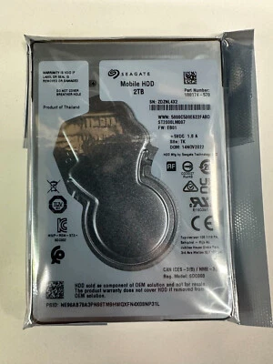 Seagate Mobile ST2000LM007 2TB 2.5" SATA 6Gb/s Laptop PS4 Hard Drive 7mm EB01 - Image 1 of 2