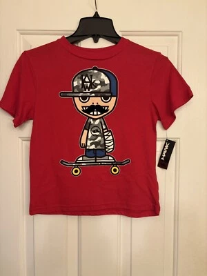 Camisa Tony Hawk Roja Niños Skateboarding Manga Corta Talla XL (7X). ¡Nuevo! Foto 1 de 4