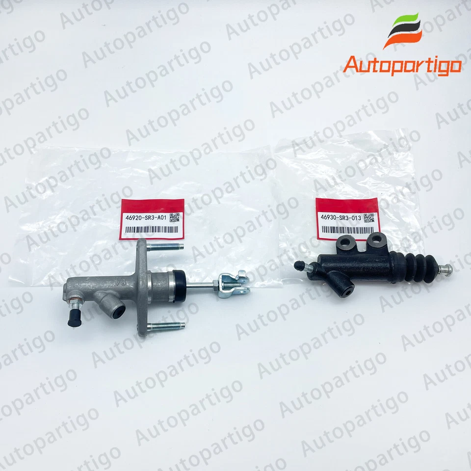 Clutch Master & Slave Cylinder For 1994-2001 Acura Integra / 92-00 Honda Civic Foto 1 de 4