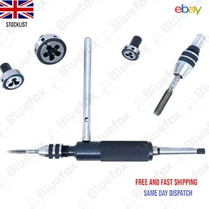 Lathe Tailstock Tap And Die Holder Set MT2 Shank Threading Tapping Kit 8 Pc Set - Picture 1 of 6