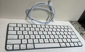 Apple Magic Keyboard with Touch ID (A2449) - Blue (White Keys) - Picture 1 of 5