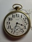 ELGIN 'Father Time' 454 Montgomery Dial 21J Railroad Grade G.F Pocket Watch 1921