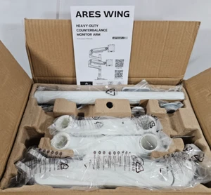 Support de moniteur double bras VESA avec pince à ressort à gaz pour moniteur/bras 17”-49” 44 lb - Photo 1/4