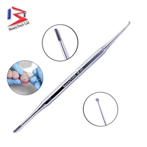 Ingrown Nail File Double Ended Edge Blacks Round Cup Nib Tool Podiatry Chiropody - Picture 1 of 3