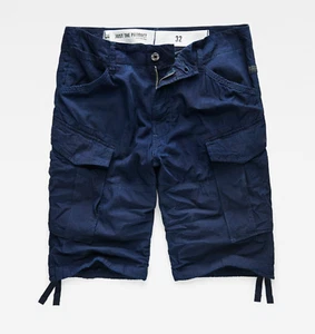G-Star Raw Men' Rovic Loose Cargo Shorts Medium Aged Size 33 BNWT $150 - Picture 1 of 5