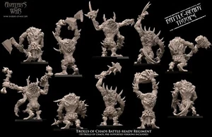 Chaos Trolls x5 - Avatars of War - Picture 1 of 4