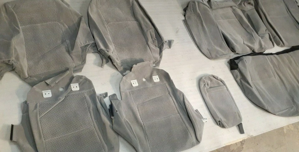 2004-2006 Toyota Camry OEM Factory Cloth Cover Set Gray - Image 1 of 4