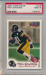 Fleer Focus Troy Edwards 1999 (Rookie Card) (#119) PSA9 PSA - Foto 1 di 1