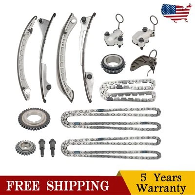 17pcs Timing Chain Kit Tensioner For 2017-2019 Chevrolet Camaro GMC Acadia - Image 1 of 4