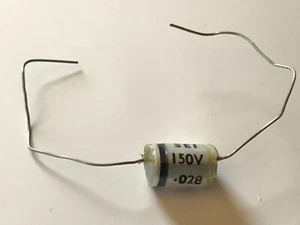 28nF (28000pF) 150v 5% AXIAL POLYSTYRENE CAPACITOR SEI fcb16.13 - Picture 1 of 1