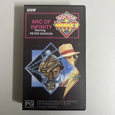 Doctor Who: Arc Of Infinity (VHS 1994) Peter Davison *Rare OOP* - Image 1 of 3