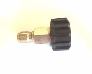 3/8" Quick Connect Plug x M22 Twist Connector for Pressure Washer - Picture 1 of 5