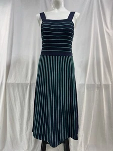 NWT Banana Republic Navy Stripe Dress Size Large Tall - Picture 1 of 6