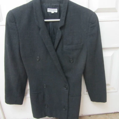 Abrigo deportivo negro Giorgio Armani talla 6 Foto 1 de 4