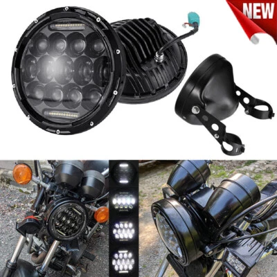 Faro LED Hi-Lo de 7 pulgadas para Yamaha V-Star XVS 650 950 1100 Classic Stryker Foto 1 de 4